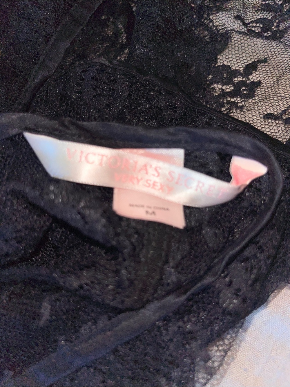 Victoria's Secret Very Sexy Black Lace Lingerie